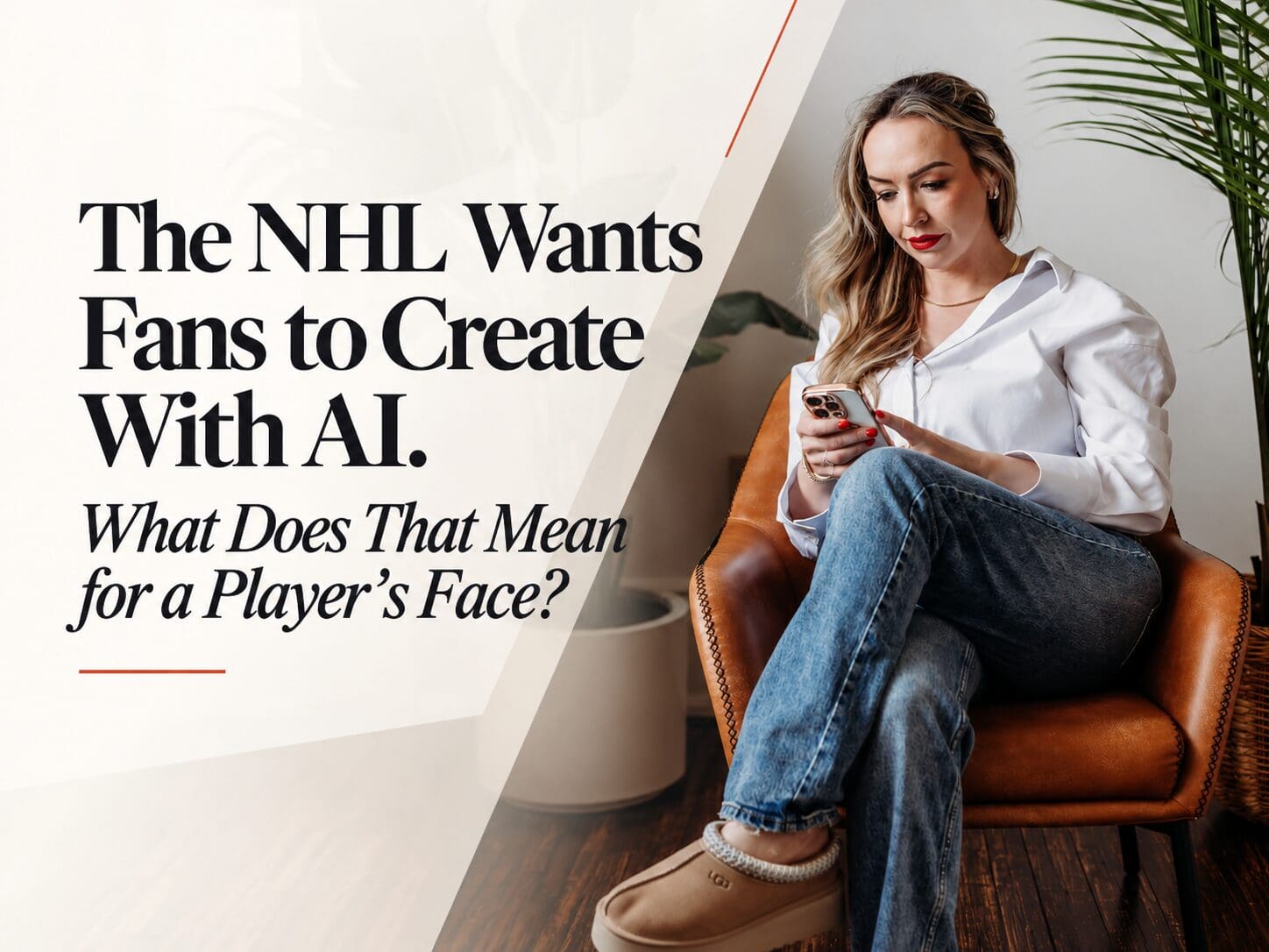The NHL Wants Fans to Create With AI. What Does That Mean for a Player's Face?